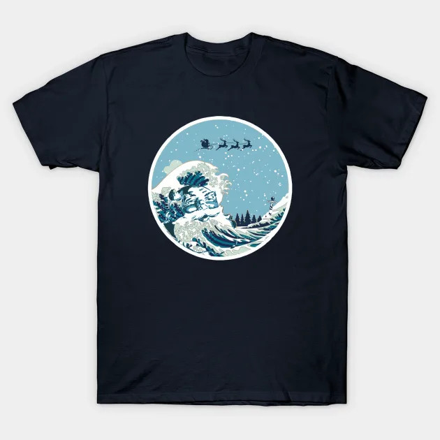 The Great Wave Of The North Pole shirt
