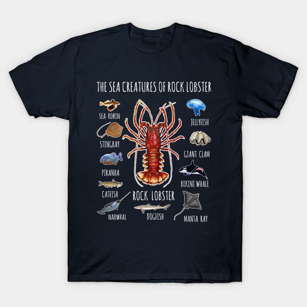 The Sea Creatures Of Rock Lobster shirt