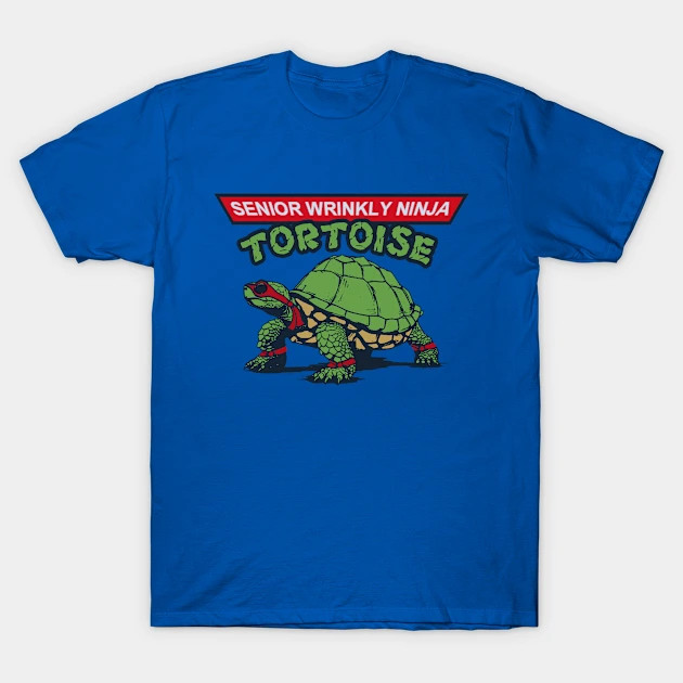 Senior Wrinkly Ninja Tortoise Shirt